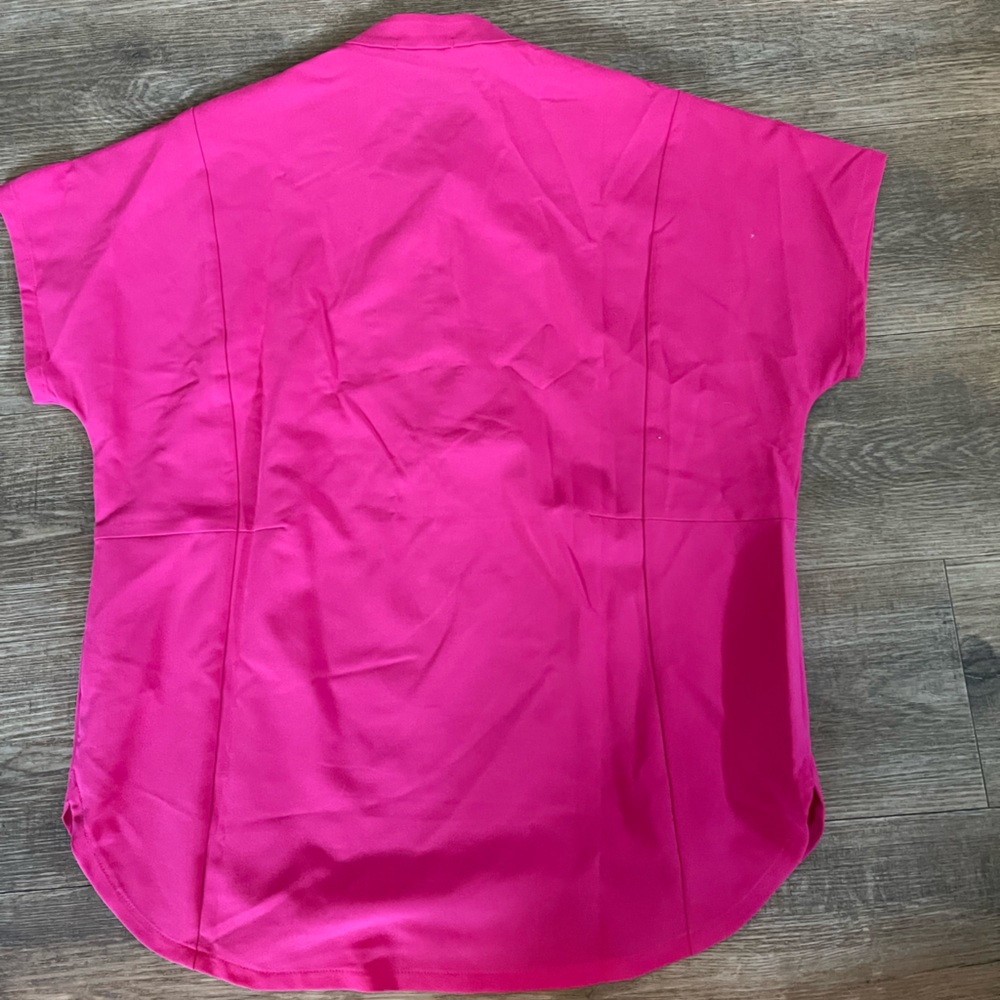 Figs Shocking Pink Montex Top - Picture 3 of 3